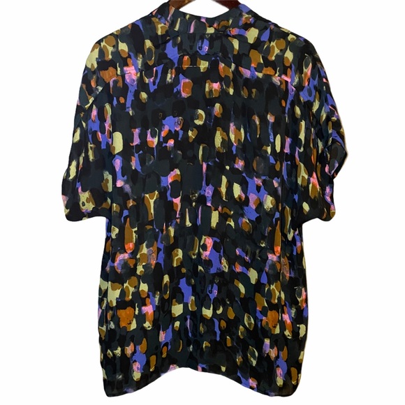 CAbi Sabine Watercolor Tunic Short Sleeve 3143 - Picture 7 of 9